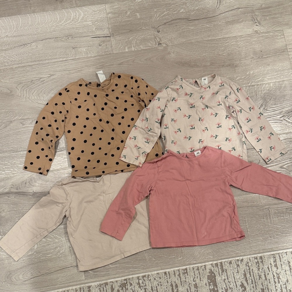 Bundle Set of Toddler Long Sleeve Shirts